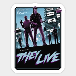 THEY LIVE Sticker